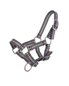QHP Fohlenhalfter Stripe-houndstooth
