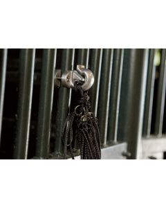 Spezialhalter, Hacken, Metall als Heunetzhalterung