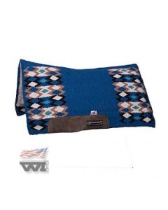 WI Western Imports CSF Komfort Sattelpad "Desert Stars"-royal