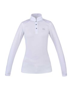 Kingsland Turniershirt für Damen MIRANDA Langarm-weiß