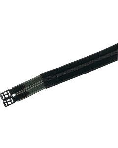 Elastischer „Komfort“ Sattelgurt schwarz