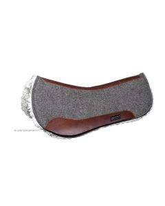 WI Western Imports Sattelpad Woll-Filzpad rund