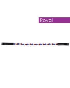 QHP, Stirnriemen/Stirnband "PEARL", Royal