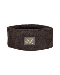 Kingsland gestricktes Stirnband KLnanelle-braun