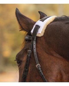 Lammfell Nasen- oder Genickschoner 28 cm