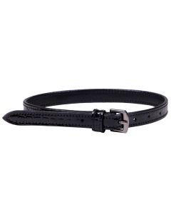 QHP Sporenriemen mit Kroko Lackleder Optik|LANCADE Reitsport