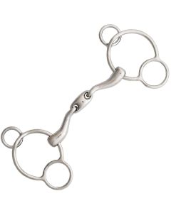 C&B 3-Ringtrense anatomisch mit Zungenfreiheit doppelt gebrochen Edelstahl