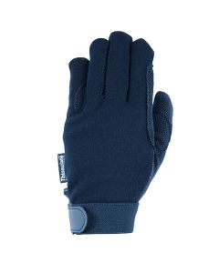 ELT Baumwoll-Reithandschuh Winter blau