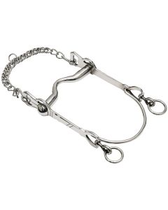 FEELING Iberische Reitkandare mit langen Anzügen