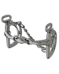 C&B Anatomic Springkandare doppelt gebrochen Edelstahl CBY 16