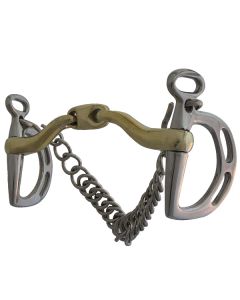 C&B Anatomic Springkandare doppelt gebrochen Zungenfreiheit Argentan CBS16 
