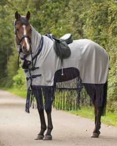 QHP Fliegenausreitdecke mit Fransen