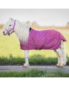 QHP Stalldecke Fleecedecke für Pony Shetty Holzpferd Spielpferd |LANCADE Reitsport