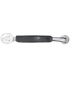 Pessoa Edelstahlsporen mit glattem Rad