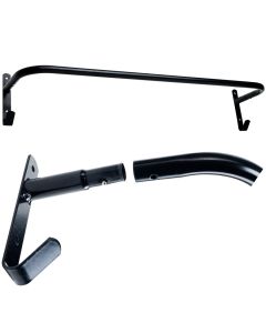 Deckenhalter mit Haken schwarz
