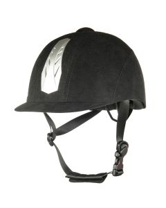 Reithelm -New Air Stripe- mit Einstellrad, schwarz
