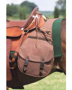 Polyester Doppelpacktasche braun