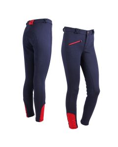 QHP Reithose Junior Vollbesatz-marine