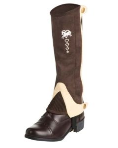 NORTON zweifarbige Mini-Chaps, Kinder schoko/beige