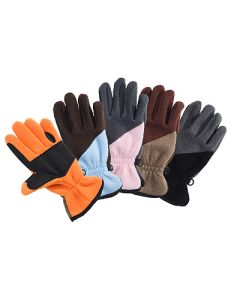 LAG Zweifarbige Polar Handschuhe 