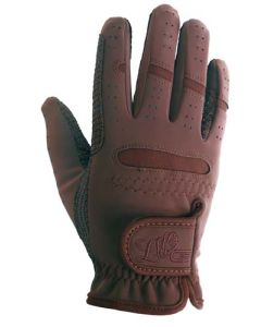 LAG "Domi-SUED Anti-Glisse" Handschuhe braun
