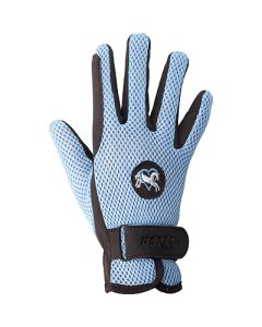 NORTON "Mesh" Erwachsenenhandschuhe schoko/hellblau