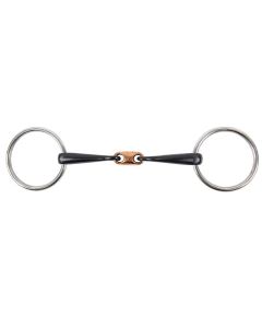 Westerngebiss black Snaffle Bit