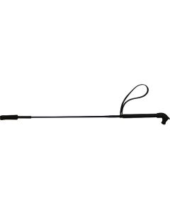 WHIP & CO Reitstock, Pferdekopf-Griff schwarz