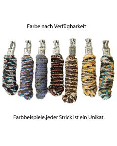 L-Sport bunter Anbindestrick aus Polypropylen mit Panikhaken|LANCADE Reitsport