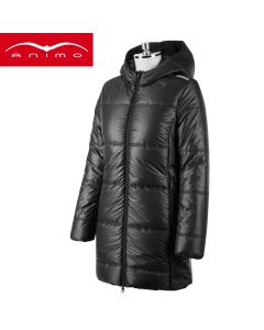 Animo leichte Winterjacke lang für Damen LOGGIA -schwarz|LANCADE Reitsport