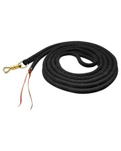 Waldhausen Bodenarbeitsseil 7 m mit Drehkarabiner-schwarz | LANCADE Reitsport