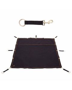 BR Boxenvorhang 120 x 125 cm schwarz|LANCADE Reitsport