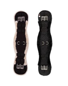BR Kurzgurt mit Kunstfell Dressurgurt Artificial Fur |LANCADE Reitsport