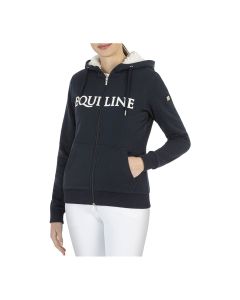 Equiline Sweater Hoodie für Damen Celastec -blau