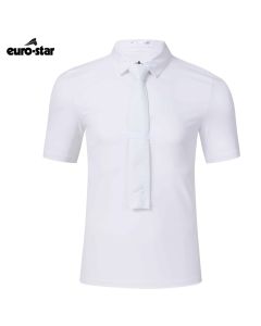 Euro Star Turniershirt kurzarm für Herren mit Krawatte ESValerio