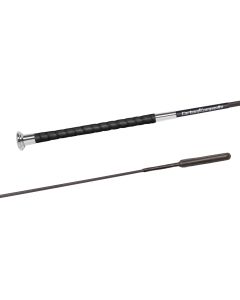 Fleck Dressurgerte CARBON Composite mit Lederklatsche