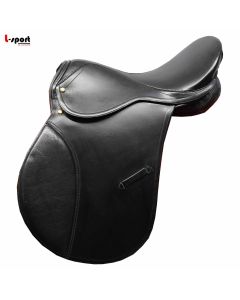 L-Sport  Vielseitigkeitssattel 17,5" für breite Pferde|LANCADE Reitsport