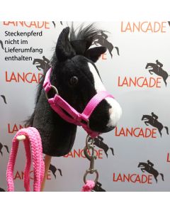 L-Sport Halfter Set mit Strick für Steckenpferd |LANCADE Reitsport