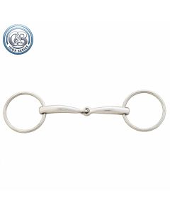 C&B inox series Wassertrense Edelstahl einfach gebrochen 14 mm |LANCADE Reitsport