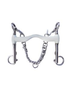 Metalab Kandare Flexi mit Mundstück aus Kunststoff|LANCADE Reitsport