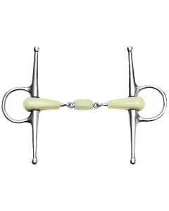 FEELING Flexi Knebeltrense doppelt gebrochen