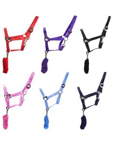 L-Sport Set Nylon Halfter und weicher Strick mit Panikhaken