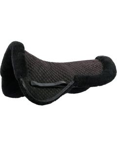 L-Sport Lammfellsattelpad schwarz 