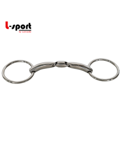 L-Sport Optimum Wassertrense doppelt gebrochen Edelstahl fine double link