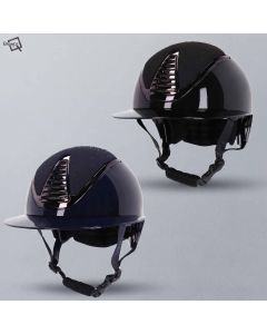 QHP Reithelm verstellbar DETROIT mit Polovisier|LANCADE Reitsport