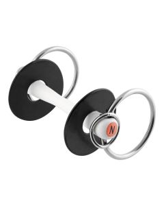 NATHE Stange Standardgebiss mit seitlichen kleinen Ringen