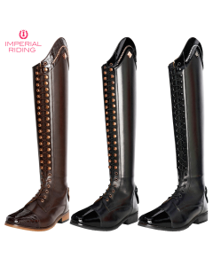 Imperial Riding Reitstiefel Leder mit Schnürung IRHOlania Dressur Regular/Eng |LANCADE Reitsport