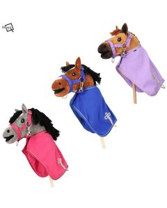 QHP Pferdedecke Fleecedecke für Hobby Horse |LANCADE Reitsport