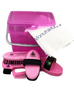 HAAS Kinderputzbox mit Inhalt-rosa