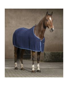 Riding World Abschwitzdecke aus Frotte-blau |LANCADE Reitsport